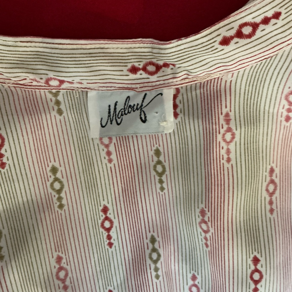 Vintage Malouf 70’s dress with belt - Picture 4 of 6